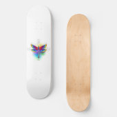 Regenboog Vlakke Libel Persoonlijk Skateboard (Voorkant)