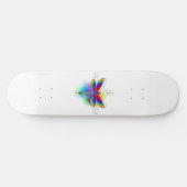 Regenboog Vlakke Libel Persoonlijk Skateboard (Horizontaal)