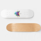 Regenboog Vlakke Libel Persoonlijk Skateboard (Horizontaal)
