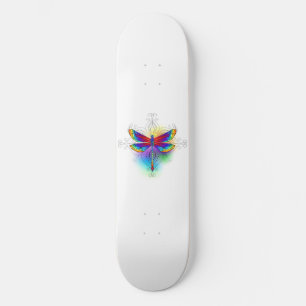 Regenboog Vlakke Libel Persoonlijk Skateboard
