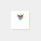 Regenboog Vlakke Libel Post-it® Notes (Voorkant)