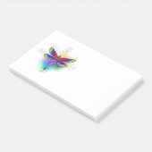 Regenboog Vlakke Libel Post-it® Notes (Schuin)