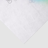 Regenboog Vlakke Libel Tissuepapier (Detail)