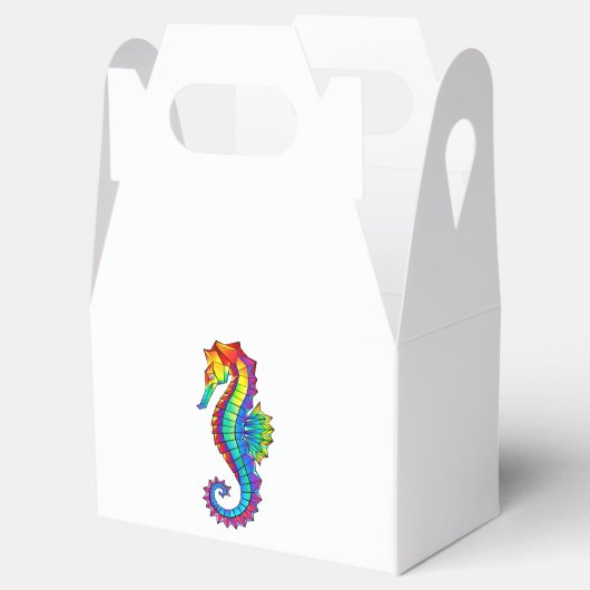 Regenboog Vlakke Zeepaard Bedankdoosjes (Geopend)