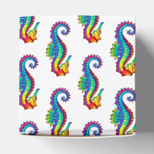 Regenboog Vlakke Zeepaard Bedankdoosjes (Bovenkant)