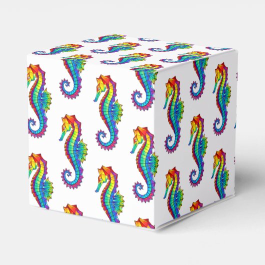 Regenboog Vlakke Zeepaard Bedankdoosjes (Achterkant)