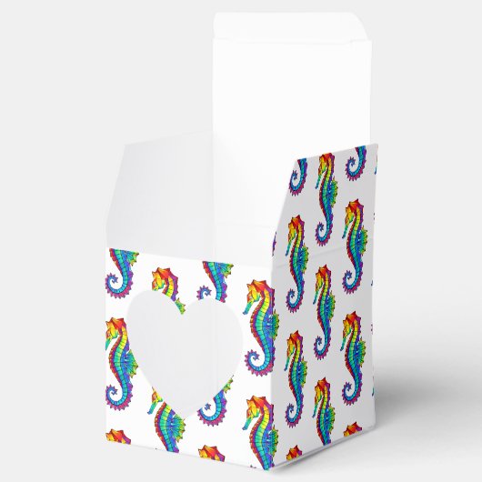 Regenboog Vlakke Zeepaard Bedankdoosjes (Geopend)