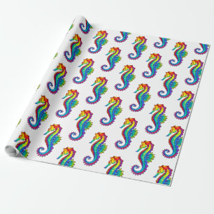 Regenboog Vlakke Zeepaard Cadeaupapier