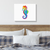 Regenboog Vlakke Zeepaard Canvas Afdruk (Insitu (Slaapkamer))