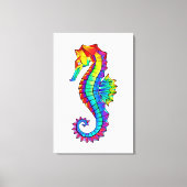 Regenboog Vlakke Zeepaard Canvas Afdruk (Voorkant)