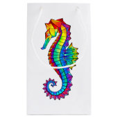 Regenboog Vlakke Zeepaard Klein Cadeauzakje (Achterkant)