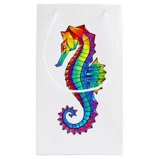 Regenboog Vlakke Zeepaard Klein Cadeauzakje (Achterkant)