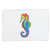 Regenboog Vlakke Zeepaard Kussensloop (Voorkant-Rechts)