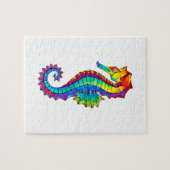 Regenboog Vlakke Zeepaard Legpuzzel (Horizontaal)