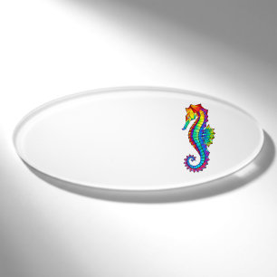 Regenboog Vlakke Zeepaard Naambadge
