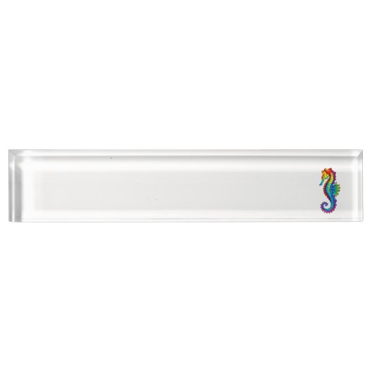 Regenboog Vlakke Zeepaard Naambordje (Voorkant)