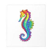 Regenboog Vlakke Zeepaard Notitieblok (Voorkant)