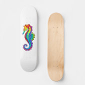 Regenboog Vlakke Zeepaard Persoonlijk Skateboard (Voorkant)