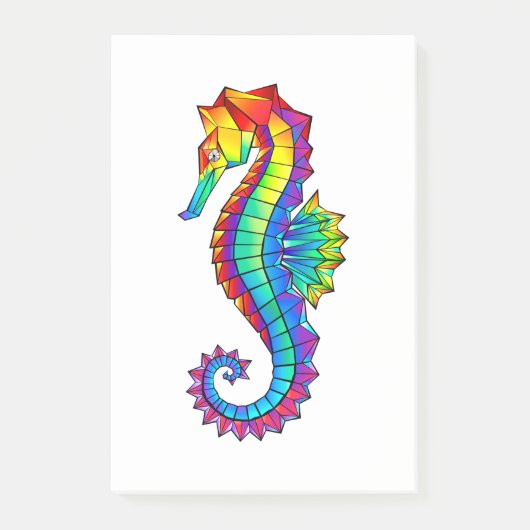 Regenboog Vlakke Zeepaard Post-it® Notes (Voorkant)