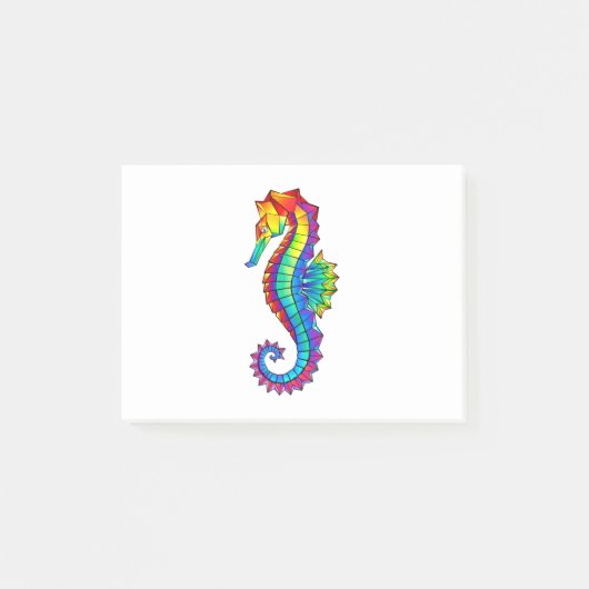 Regenboog Vlakke Zeepaard Post-it® Notes (Voorkant)