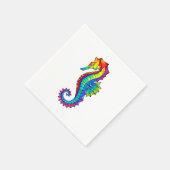 Regenboog Vlakke Zeepaard Servet (Hoek)