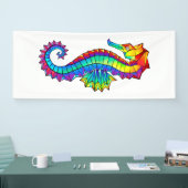 Regenboog Vlakke Zeepaard Spandoek (Beurs)
