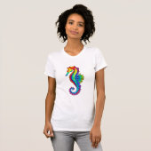 Regenboog Vlakke Zeepaard T-shirt (Voorkant volledig)