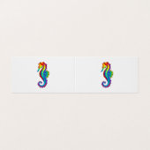 Regenboog Vlakke Zeepaard Visitekaartje (Buitenkant ongevouwen)