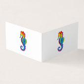 Regenboog Vlakke Zeepaard Visitekaartje (Buitenkant)