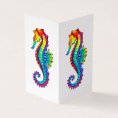 Regenboog Vlakke Zeepaard Visitekaartje (Buitenkant)