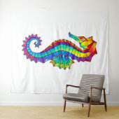 Regenboog Vlakke Zeepaard Wandkleed (In Situ (horizontaal))