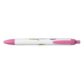 Regenboog Vlakke Zeepaard Zwarte Inkt Pen (Achterkant)