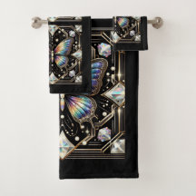 Regenboog Vlinder Art Deco Art Nouveau
