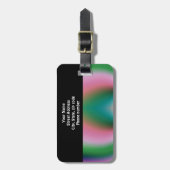 Regenboog Vlinder Bagagelabel (Voorkant verticaal)
