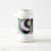 Regenboog Vlinder Bierpul (Voorkant links)