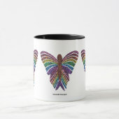 Regenboog Vlinder - Combo Mok (11oz) (Midden)