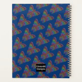 Regenboog Vlinder (donkerblauw) - Planner (Achterkant)