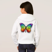 Regenboog vlinder Monarch (Achterkant volledig)