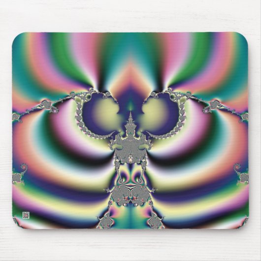 Regenboog Vlinder Muismat (Voorkant)