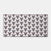 Regenboog Vlinder (patroon wit) - Bureaumat (Voorkant)