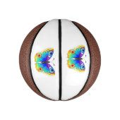 Regenboog Vlinder Pauwenoog Basketbal (Verticaal)