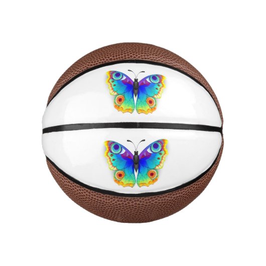 Regenboog Vlinder Pauwenoog Basketbal (Voorkant)
