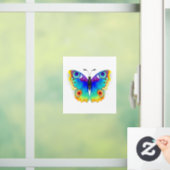 Regenboog Vlinder Pauwenoog Raamsticker (Huis)