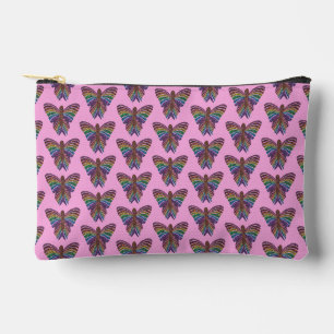 Regenboog Vlinder (roze) - Accessoires Zak Etui