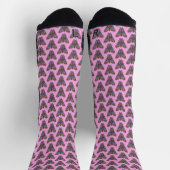 Regenboog Vlinder (roze) - Sport Sokken (Top)
