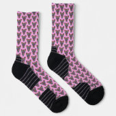 Regenboog Vlinder (roze) - Sport Sokken (Rechts)