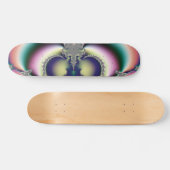 Regenboog Vlinder Skateboard (Horizontaal)