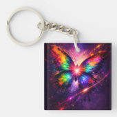 Regenboog Vlinder Sleutelhanger (voorkant)