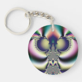 Regenboog Vlinder Sleutelhanger (Voorkant)