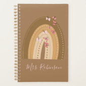 Regenboog Vlinders Script Docenten Naam Planner (Voorkant)